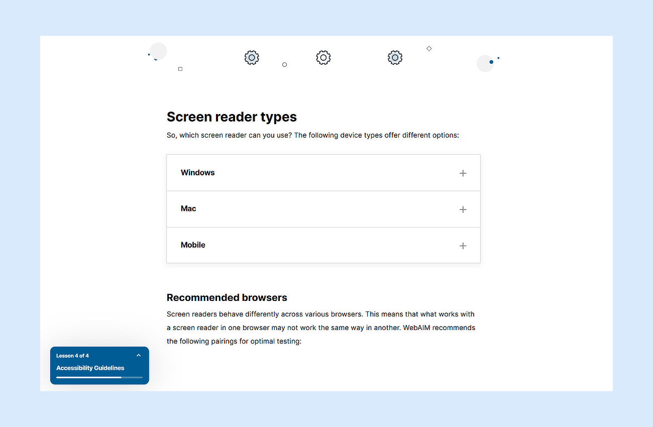 Additional Image for accessibility guideline